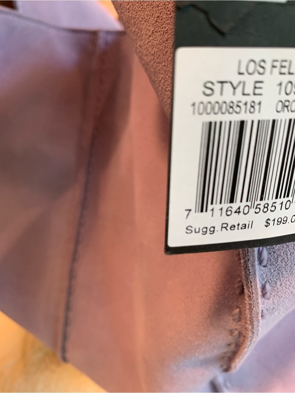 The Sak Los Feliz Lavender Suede Tote - Picture 6 of 14